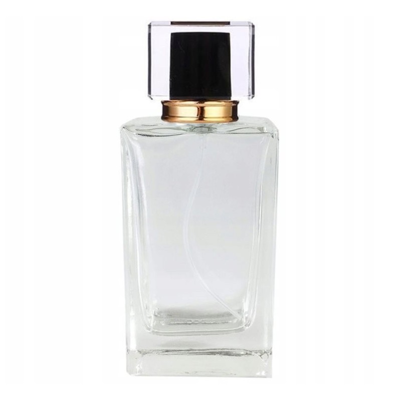 Sticla Parfum, Zamo®, cu Pulverizator Infiletabil si Capac Negru, Capacitate 90ml