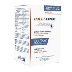 Supliment Alimentar, Ducray, Anacaps Expert, Chronic, Tratament Impotriva Caderii Parului cu Aminoacizi, 90cps