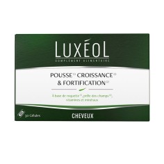 Supliment Alimentar, Luxeol, Pousse Croissance & Fortification, pentru Cresterea Parului, pentru 1 Luna, 30 capsule