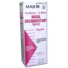 Spray Nazal, Major Pharma, Decongestant Spray, cu HCL 0.05, Amelioreaza Congestia Membranelor Nazale, 30ml