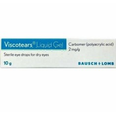 Picaturi Gel pentru Ochi, Bausch & Lomb, Viscotears, Efect Hidratant si Reparator, 10gr