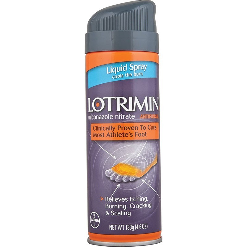 Spray Lichid, Lotrimin, AF, Actiune Anti-Micotica, Anti-Micotica impotriva Piciorului Atletului, 133gr