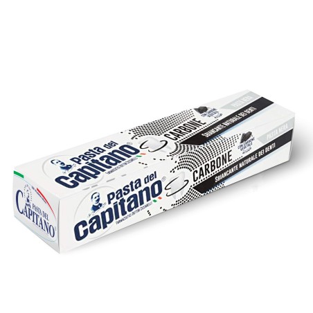 Pasta de Dinti, Ciccarelli, Pasta del Capitano, Carbone, Efect Albirea Dintilor cu Carbune Activ, 100ml