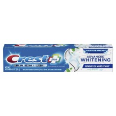 Pasta de Dinti, Crest, Premium, Advanced Whitening, pentru Albirea Dintilor, Indepartarea Petelor, 147gr
