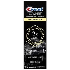 Pasta de Dinti, Crest, 3D White, Charcoal Edition, Efect Intensiv de Albirea Dintilor cu Carbune, 85ml