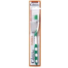 Periuta de Dinti Clasica, Pasta del Capitano, Family, Multi-Protectie, Capac Inclus, Peri Hard, Culoare Verde