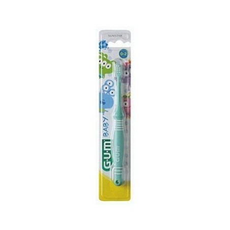 Periuta de Dinti, GUM, Baby, cu Peri foarte Moi, Varsta 0-2 Ani, Verde