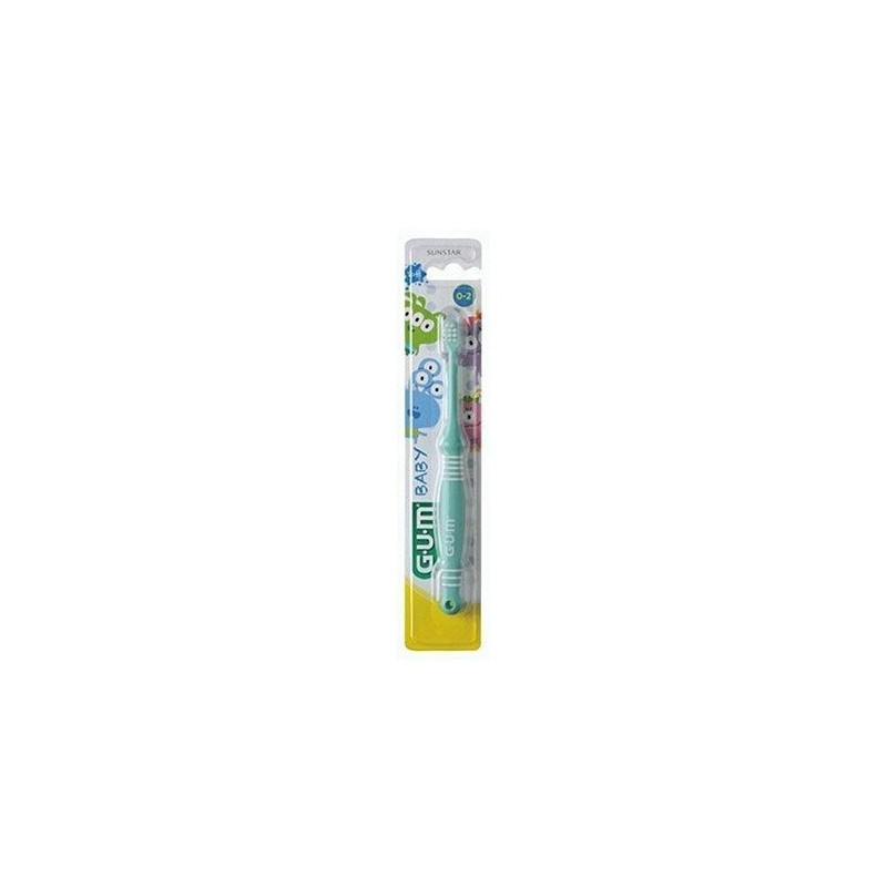 Periuta de Dinti, GUM, Baby, cu Peri foarte Moi, Varsta 0-2 Ani, Verde