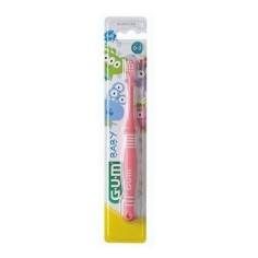 Periuta de Dinti, GUM, Baby, cu Peri foarte Moi, Varsta 0-2 Ani, Roz