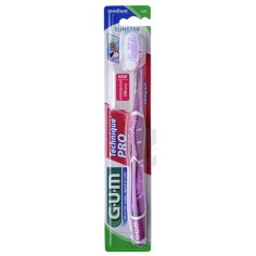 Periuta de Dinti Manuala, GUM, Technique Pro Compact 528, Periaj Profund si Delicat, Medium, Culoare Mov