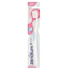 Periuta de Dinti, Zendium, Extra Soft, Peri Extra-Moi si Subtiri, Curatare Delicata, pentru Gingii Sensibile, Roz