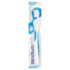 Periuta de Dinti, Zendium, Soft, Peri Moi si Subtiri, Curatare Delicata, pentru Gingii Sensibile, Albastra