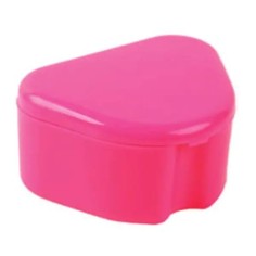 Storage Box, ZAMO®, for Prosthesis, Dental Appliance, Dental Work, Pink Color