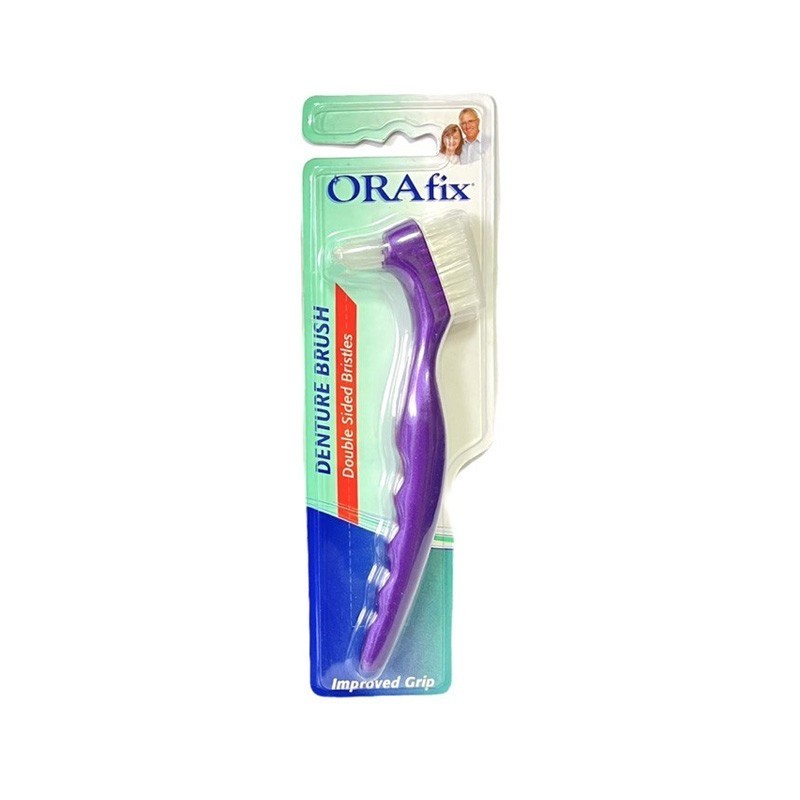 Perie, OraFix, Denture Brush, pentru Curatarea si Ingrijirea Protezelor, Culoare Mov