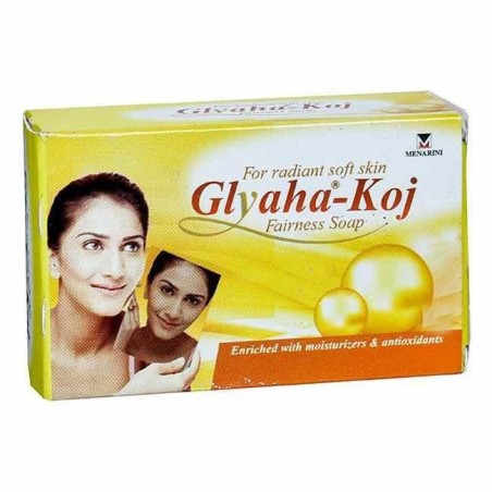 Sapun Solid, Menarini, Glyaha-Koj, Fara Parabeni, cu Acid Kojic si Glutation, Efect Depigmentare, 25gr