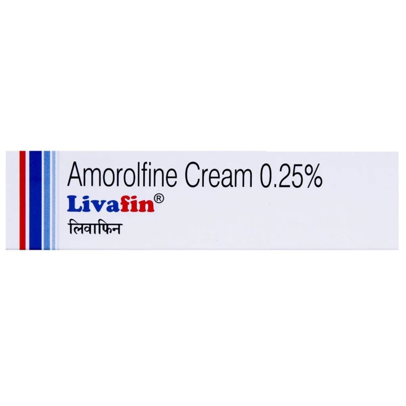 Crema, Zydus, Livafin, cu Amorolfina 0.25%, Efect Anti-Micotic Indelungat, 5gr