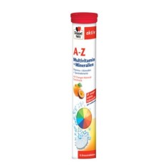 Supliment Alimentar, Doppelherz, A-Z, Complex de Vitamine, Minerale si Oligoelemente, Aroma Portocale, 15 comprimate efervescent