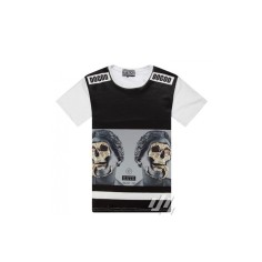 Tricou Barbati, Zamo®, Do God, Exte, cu Imprimeu Abstract Masca si Craniu, Marimea L