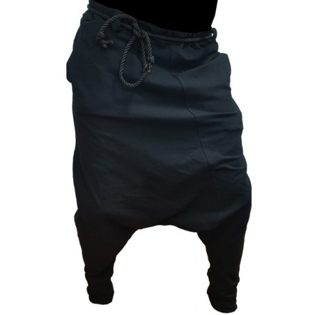 Pantaloni Barbati, Zamo®, Dinasty, cu Tur Lasat, Croiala Conica si Snur, Bumbac, Culoare Neagra, Marimea L