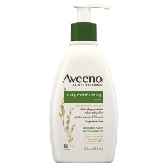 Crema de Corp, Aveeno, Daily Moisturizing, Hidratare Intensa, pentru Pielea Uscata, cu Extract din Ovaz, 354ml