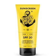Lotiune Plaja, Sorry Mom, Tattoo Sunscreen, Actiune Protectoare si Rezistenta la Apa, SPF 30, 100ml
