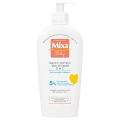 Sampon si Spuma de Baie 2 in 1 pentru Copii, L'Oreal, Mixa, Curatare Blanda cu Ulei de Migdale Dulci, 400ml