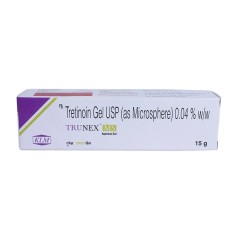 Gel pentru Fata, KLM, Trunex, Anti-Acnee, Tretinoin 0.04%, 15g