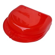 Storage Box, Zamo®, for Prosthesis, Dental Appliance, Dental Work, Size M, Color Red