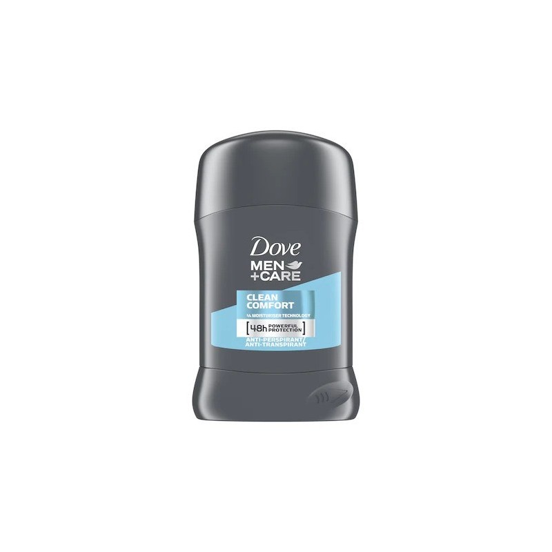 Deodorant antiperspirant stick Dove Clean Comfort pentru barbati, 50 ml