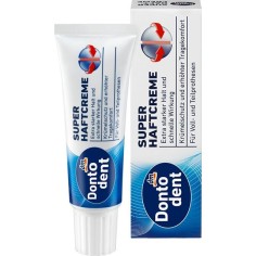 Adhesive Cream, Dontodent, Super Haftcreme, for Dental Prosthesis, Strong Fixation and Fast Action, 40gr