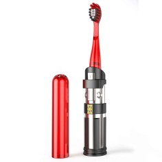 Periuta de Dinti pentru Copii, Firefly, Star Wars, Darth Vader, Cronometru 1 min, Ventuza Stand-Up, cu Lumini si Sunet, Soft, Ro
