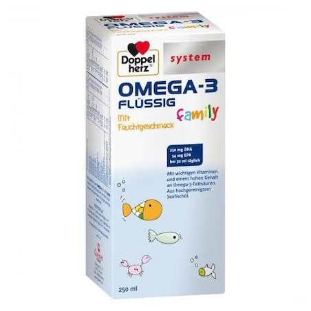 Supliment, Doppel Herz, Multi-Vitamine Family, Imbunatateste Sistemul Imunitar, Aroma Fructe, 250ml