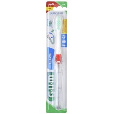 Periuta de Dinti Manuala, Gum, Travel 158, cu Peri Tratati cu Clorhexidina, Soft, Culoare Portocalie