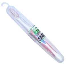 Periuta de Dinti Clasica, Zamo®, Banner, Ingrijire Blanda impotriva Cariilor, Peri Extra-Soft, Culoare Roz