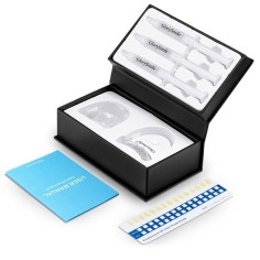 Kit Albirea Dintilor, Glory Smile, fara Peroxid, 3x Seringi 3ml, Include Lampa UV si Mulaje