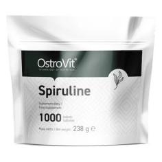 Supliment Alimentar, OstroVit, Spiruline, Reface si Mentine Echilibrul Acido-Bazic, 1000 mg, 1000 comprimate