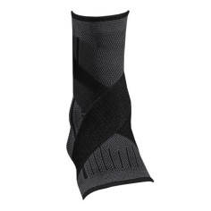 Orteza Glezna, Glezniera, Zamo®, pentru Activitati Sportive, din Material Respirabil, cu Banda Reglabila, Gri Inchis, marimea XL