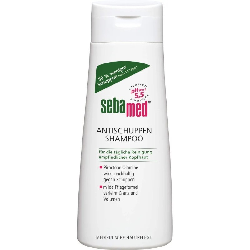 Sampon Dermatologic, Sebamed, Antischuppen, Anti-Matreata, cu Piroctone Olamine, Hipoalergenic, 200ml