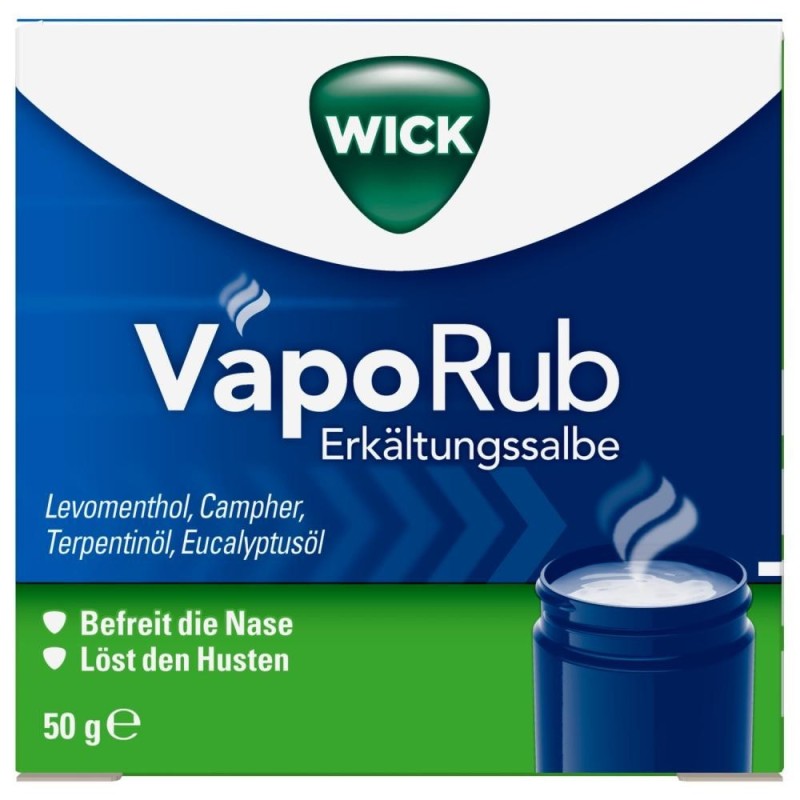 Unguent Rubefiant, Wick, VapoRub, Efect Adjuvant impotriva Simptomelor de Raceala si Tuse, 50gr