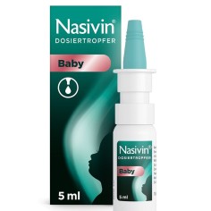 Spray Nazal pentru Copii, P&G, Nasivin Baby, Adjuvant in Inflamatia Tractului Respirator Superior, 5ml