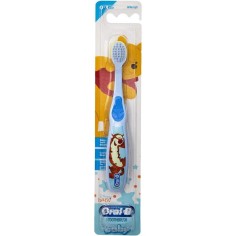 Periuta de Dinti Copii, Oral-B, Baby Disney, 0-3 ani, Extra-Soft, Personaj Tigger, Culoare Albastra