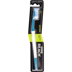 Periuta de Dinti Clasica, Listerine, Reach, Multi-Protectie, Peri Medii, Culoare Albastra