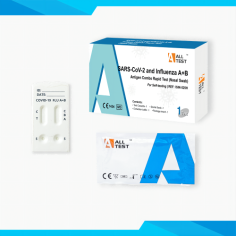 Test Rapid, Alltest, Combo, antigen SARS-CoV-2, gripal A+B, pentru Autotestare, 1 buc