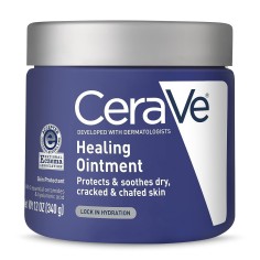 Unt de Corp, CeraVe, Healing Ointment, impotriva Pielii Uscate si Crapate, Acid Hialuronic si Ceramide, 340gr