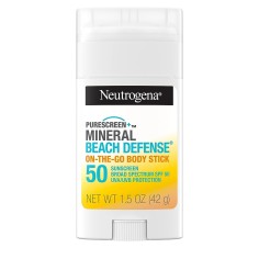 Stick Protectie Solara, Neutrogena, Purescreen Mineral, impotriva UVA si UVB, Rezistent la Apa, SPF 50, 42gr