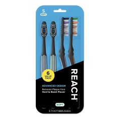 Set Periute de Dinti, Reach, Advanced Design, Peri Dispusi de 2 Randuri, Soft, Culori Diverse, 6 buc