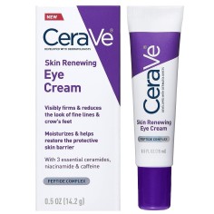Crema de Ochi, CeraVe, Skin Renewing, Anti-Rid, Combate Semnele Imbatranirii, cu Niacinamide si Acid Hialuronic, 14.2gr