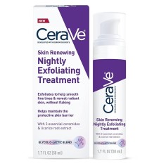 Ser de Fata, CeraVe, Nightly Exfoliating Treatment, impotriva Petelor Pigmentare, cu Acid Glicolic, Acid Lactic, 50ml
