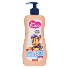 Shower Gel and Shampoo for Children, Teo Kiddo, Paw Patrol, Hypoallergenic, Banana Flavor, 400ml