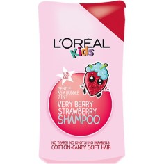Sampon pentru Copii 2-in-1, L'Oreal Kids, Very Strawberry, Aroma Capsuni, cu Balsam, 250ml